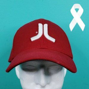 WESC We Are The Superlative Conspiracy Ball Cap Hat  Baseball Red White Logo